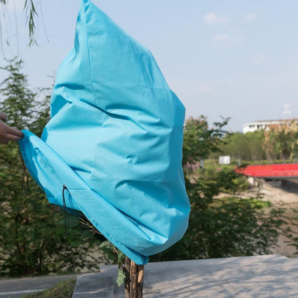 Non-woven Fabric Tree Anti-freeze Cover Winter Plant Protective Bag, Size: 100 x 120cm(Blue)