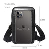 Multi-functional Universal Leather Waist Hanging One-shoulder Mobile Phone Waist Bag For 6.5 Inch or Below Smartphones(Black)