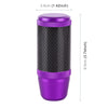 Universal Car Carbon Fiber Metal Gear Shift Knob (Purple)
