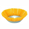 8 Inch Nylon Wire Weeding Machine Head Bowl Type Weeding Brush(Yellow)