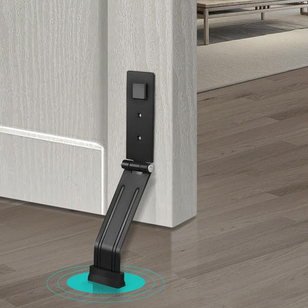 Magnetic Door Stopper Pedal Opening And Closing Door Catch For Bottom of Door(Black)