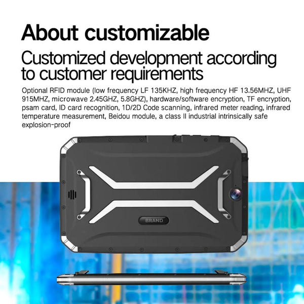 CENAVA-Q802 Triple Proofing Tablet PC, 8.0 inch, 4GB+64GB, Support Google Play, 4G Phone Call, IP68 Waterproof Shockproof Dustproof, Android 9.0, MTK6762 Octa Core 2.0GHz, Support OTG/GPS/NFC/WiFi/BT/TF Card(Black)