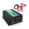 Tang I Generation 12V to 220V 3000W Modified Square Wave Intelligent Car Power Inverter with Dual USB(Black)