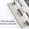 Glass Door Partition Hinge Furniture Housing Door Fittings, Model: Space Aluminum