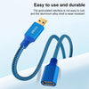 Printer / Hard Disk USB 3.0 Male to Female Extension Cable, Length:0.6m(Blue)
