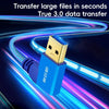 USB 3.0 Female To USB 3.0 Male Side Elbow Extension Cable for USB Disk Mouse / Keyboard / Printer, Length:1m(Left Elbow)