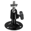 Adjustable Metal CCTV Camera Wall Mount Bracket - Black