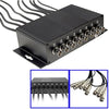 8-Channel BNC CCTV Surge Protector (Black) - CoaxJK/V8