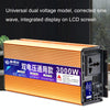 XINBOKE Universal Positive Wave Car Inverter Home Solar Inverter 12V/24V 3000W To 220V 1200W