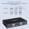 AM-KVM201 4K Ultra HD Metal Case 2 In 1 Out HDMI KVM Switch