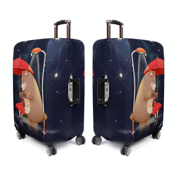 Thick Wear-resistant Luggage Elastic Dustproof Protective Cover, Size: L(Mushroom Rabbit)