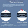 JINGHUA USB2.0 To T-Port Connection Cable MINI5Pin Data Hard Disk Cable, Length: 1.5m