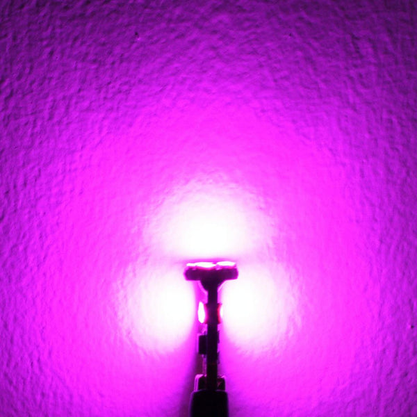 2 PCS DC 12V 2W 240LM 5500K T10-4014-15SMD Car Width Lamp Clearance Light Parking LightsPink Light