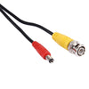 20m RG59 CCTV Cable BNC & Power Pre-made Black
