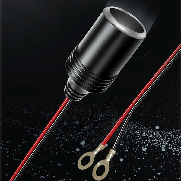 4m 12/24V Car Battery To Cigarette Lighter Female Base Power Supply Cable