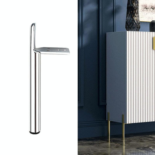 LH-D012-01 Cylindrical Metal Furniture Support Legs, Height: 15cm(Bright Color)