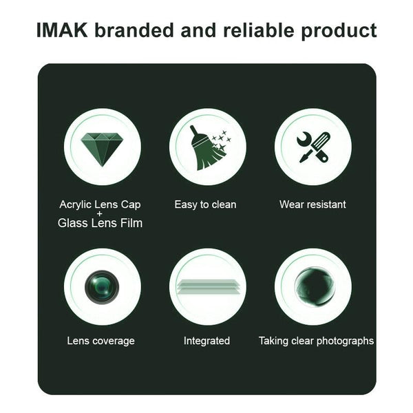 For OPPO Reno13 Pro China imak High Definition Integrated Glass Lens Film Black Version