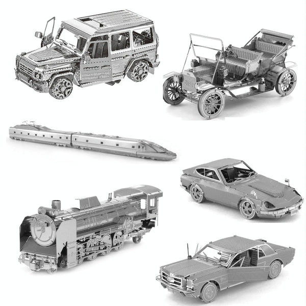 1908 T-shaped Cars 3D Three-dimensional Metal Car Assembly Model DIY Puzzles Toy