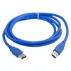 USB 3.0 A Male to A Male AM-AM Extension Cable, Length: 1.5m