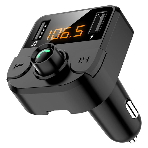 BT36B Car Bluetooth MP3 Music Player Car FM Transmitter Phone Hands-Free(Black Standard)