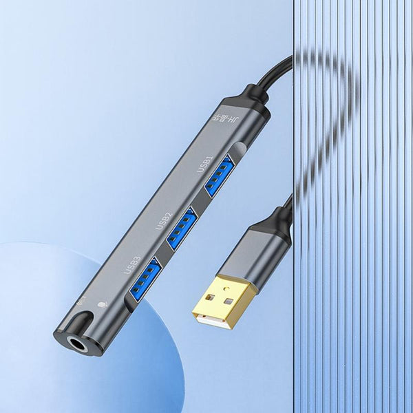 JINGHUA N800 Drive Free Sound Card Computer To Docking Station With Audio Interface, Interface: USB