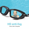 SG9017 Waterproof and Anti-fog Adult High-definition Large Frame Swimming Goggles for Men and Women(Black)