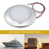 DC 9-30V 4.5W 3000-3300K IP67 Marine RV Dimmable 150mm LED Dome Light Ceiling Lamp, with Touch Control (White Light)