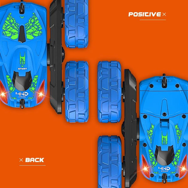 JJR/C Q9 2.4Ghz Remote Control Stunt Tumbling Car Vehicle Toy (Blue)