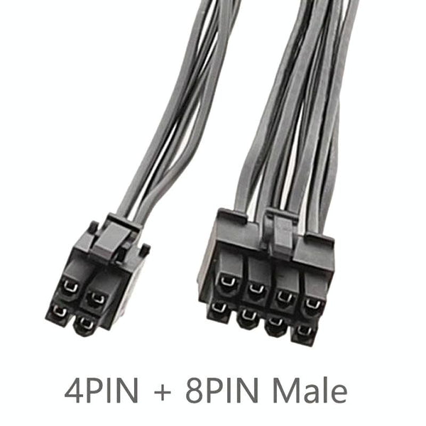 30cm CPU 8Pin To 8+4Pin Adapter Cable Power Supply Motherboard Processor Power Cable