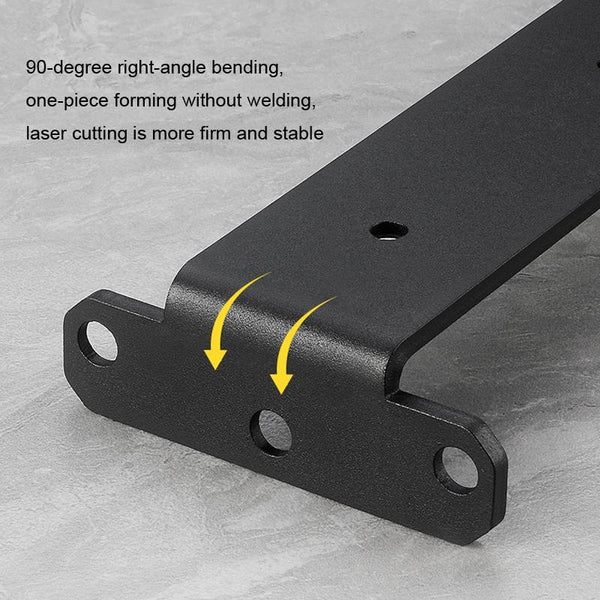 5mm Thick Triangular Bracket Bookshelf Partition Plate, Style: 300mm White