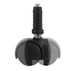 10pcs Swivel Furniture Casters Office Chair Baby Crib Sofa Wheel, Spec: 1.5 Inch Without Brake