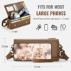 CaseMe ME30 Max Multifunctional Large-Capacity Shoulder Crossbody Phone Bag(Brown)