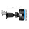 T2 Vehicle Air Vent Phone Charging Stand Magnetic Wireless Colorful Light Charger