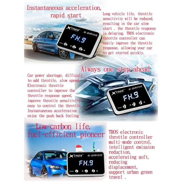 For Toyota Harrier 2012-2020 TROS TS-6Drive Potent Booster Electronic Throttle Controller