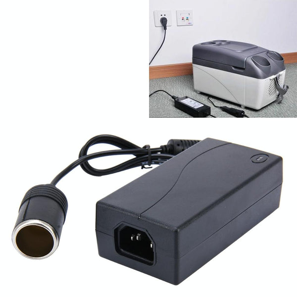 60W Vehicle Power Inverters 110V-240V AC/DC to 12V DC with Car Cigarette Lighter Socket Adapter Converter Vehicle Amplifier Power, Output: DC 12V 5A, EU Plug