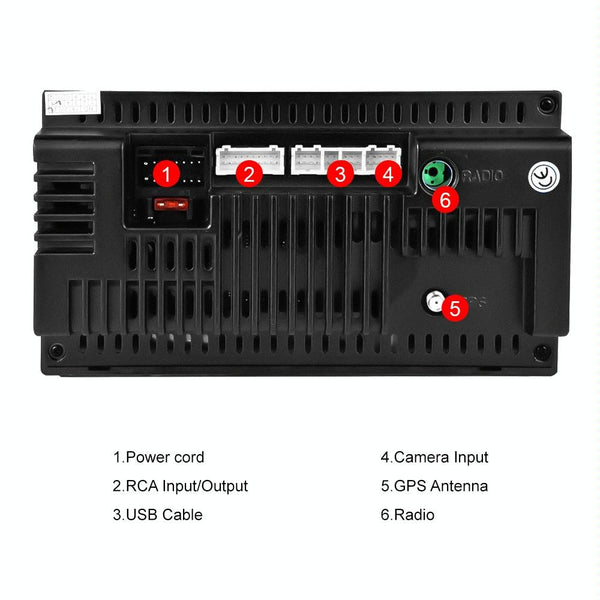 A2799 10 Inch Android WiFi 2+32G Central Control Large screen Universal Car Navigation Reversing Video Player, Style:Standard+12Lights Camera