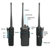 RETEVIS RT29 10W UHF 400-480MHz 16CHS Two Way Radio Handheld Walkie Talkie, US Plug(Black)