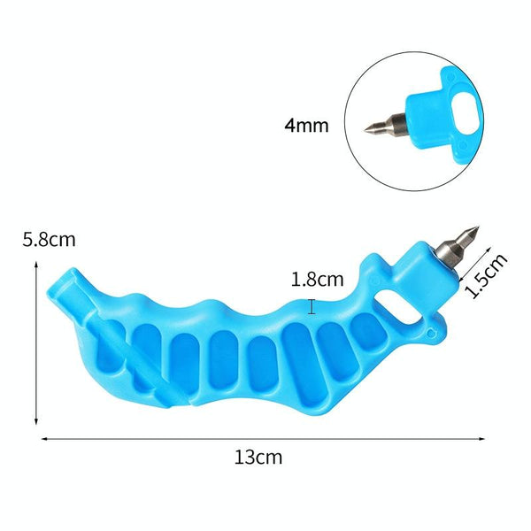 4mm Bypass Drilling Accessories PE Hair Pipe Micro Spraying Hole Puncher(Blue)