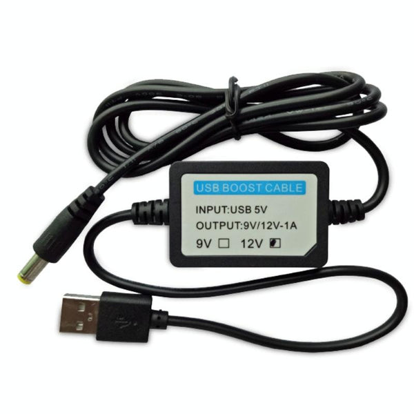 2pcs DC 5V to 12V USB Booster Line Mobile Power Cord