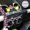 4mm Glitter Crystal Diamond Decoration / Shining Rhinestone Sticker for Car Sticker & Cell Phone Ornament(Pink White)