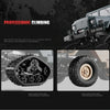 HD001B Four Wheel Drive Off-Road Climbing Load WIFI Control Real Walking Time Transmission Truck for Kids with LED Lights(Blue)