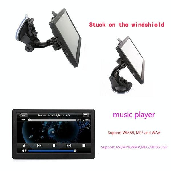 7 inch Car HD GPS Navigator 8G+128M Resistive Screen Support FM / TF Card, Specification:Africa Map