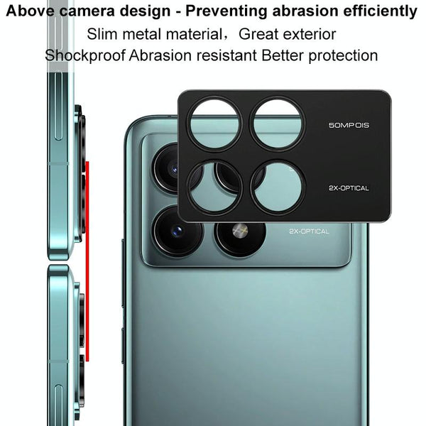 For Redmi K70 / K70 Pro / POCO F6 Pro IMAK Metal Camera Lens Protector Cover