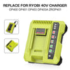 36-40V Tool Cutting Machine Battery Charger, For RYOBI PO401 / PO403 / PO400, Plug: UK