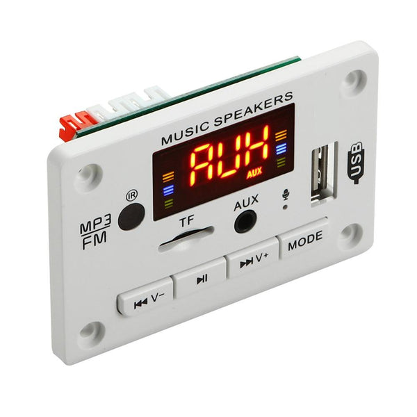 12V Car Color Display Audio Bluetooth MP3 Decoder Board(Black)
