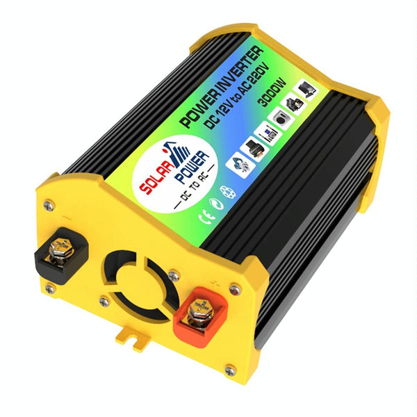 Legend I Generation DC12V to AC220V 3000W Modified Square Wave Car Power Inverter(Black)
