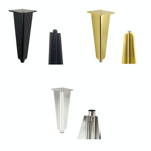 Adjustable All Aluminium Furniture Stand Legs, Height: 35cm(Gold)