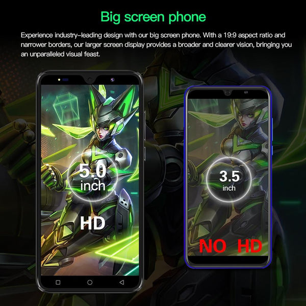 Povo6 Neo / DP29, 1GB+16GB, Face Identification, 5.0 inch Android 8.1 MTK6580M Quad Core, Network: 3G, Dual SIM, Plug:EU Plug(Black)