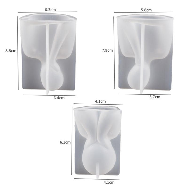 Silicone 3D Family Thinker Resin Mold for Candle Soap Epoxy Resin Art Craft Making, Spec: Child