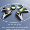 WAVE Electroplating HD Anti-fog Myopia Swimming Glasses, Color: Blue Red Optical